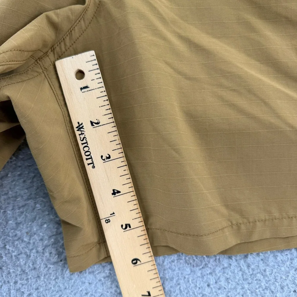 REI Co-op Mens XXLarge Brown Ripstop Hiking Shorts Webbing Belt 5.5 Inch Inseam
